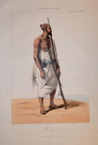 null ROUBAUD (Benjamin) - GINAIN (Eugène) Galerie Royale des Costumes. Costumes Algériens...