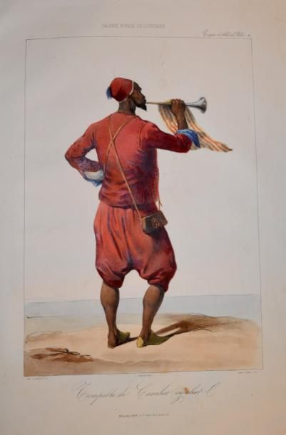 null ROUBAUD (Benjamin) - GINAIN (Eugène) Galerie Royale des Costumes. Costumes Algériens...