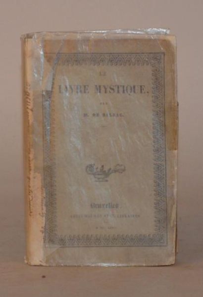 null BALZAC (Honoré de) Ler livre Mystique. Bruxelles, Hauman & Cie, 1836.

In-12...