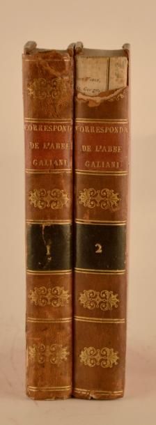 null GALIANI (Ferdinando, Abbé) Correspondance inédite de l'abbé Ferdinand Galiani...