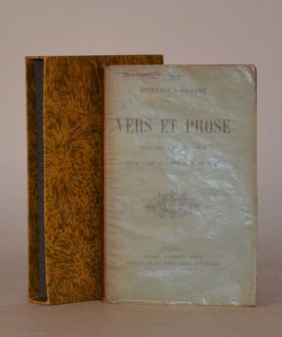 null MALLARMÉ (Stéphane) Vers et prose. Paris, Perrin et Cie, 1893.

In-12 : 221pp.,...