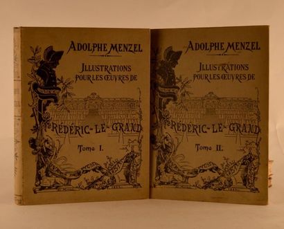 null MENZEL (Adolphe) Illustrations des Oeuvres de Frédéric le Grand. Préface et...