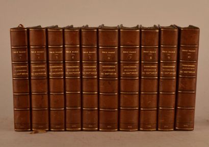 null RAUNIÉ (Émile) Chansonnier historique du XVIII siècle. Publié avec introduction,...
