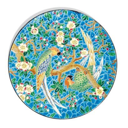 null Jules Vieillard Bordeaux

Paire de plats à decor d'oiseaux, de fleurs et d'insectes...
