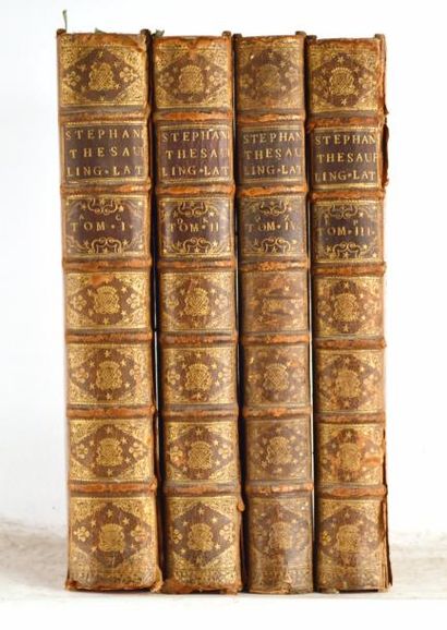 null ESTIENNE (Robert)

Thesaurus linguae latinae. Londres, Samuel Harding, 1734-1735.

In-folio....