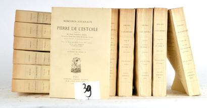  L' ESTOILE (Pierre De) 
Mémoires-journaux de Pierre de L'Estoile, édition pour la...