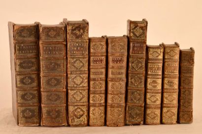 null LITTÉRATURE

Réunion de 9 volumes XVIIe et XVIIIe de Lettres classiques, reliés...