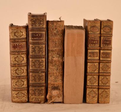 null PASCAL (Blaise).

Réunion de 6 volumes de diverses éditions des Provinciales...