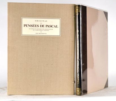 null PASCAL (Blaise)

Original des Pensées. Fac-simile du manuscrit 9202 (fonds français)...