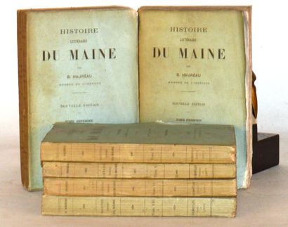 null HAUREAU (Barthélemy)

Histoire littéraire du Maine. Paris, Dumoulin, 1870-1877.

In-8,...
