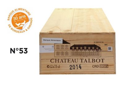 null 2014 - Ch. Talbot Gd Cru Classé St-Julien 12 B/lles
