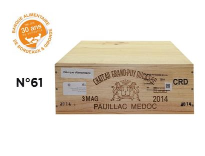 null 2014 - Ch. Grand Puy Ducasse Gd Cru Classé Pauillac 3 Magnums
