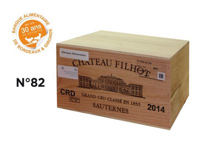 null 2014 - Ch. Filhot Gd Cru Classé Sauternes 12 B/lles