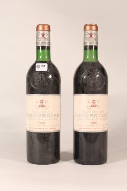 null Château Pape Clément 1967 Graves (rouge) - 2 blles bien