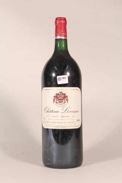 null 182 

Château Liversan 1994 

Haut Médoc (rouge) - 1 mag.