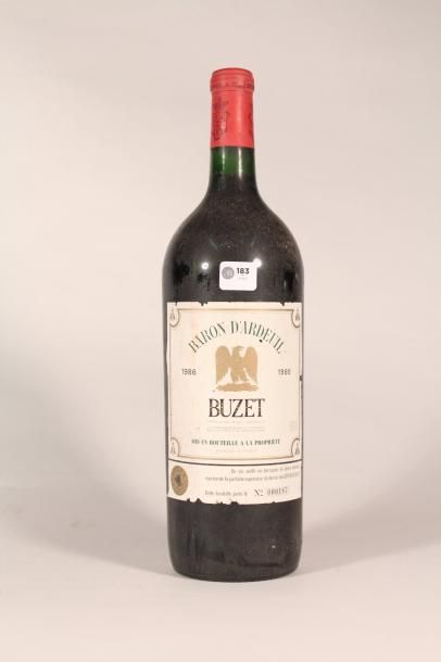 null 183 

 Baron d'Ardeuil 1986 

Buzet (rouge) - 1 mag. 