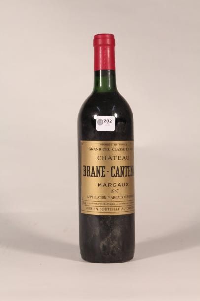 null 202 

Château Brane Cantenac 1987 

Margaux (rouge) - 1 blle 