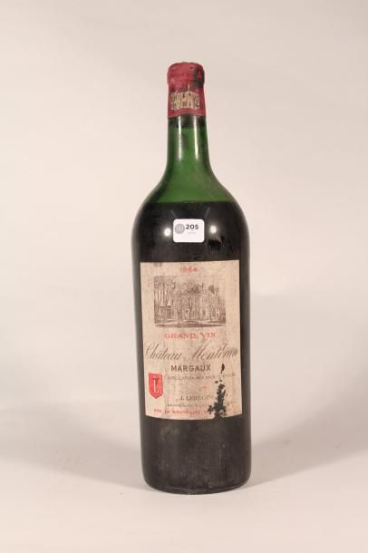 null 205 

Château Montbrun 1964 

Margaux (rouge) - 1 mag. bas et étiquette sal...