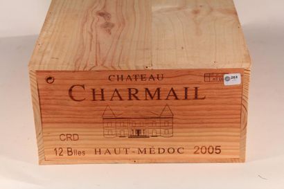 null 263 

Château Charmail 2005 

Haut Médoc (rouge) - 12 blles 1CBO12