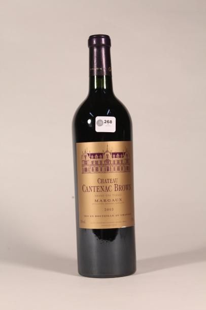 null 268 

Château Cantenac-Brown 2003 

Margaux (rouge) - 1 blle