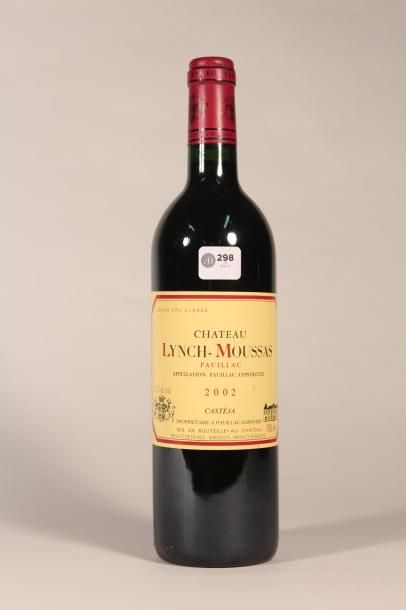 null 298 

Château Lynch Moussas 2002 

Pauillac (rouge) - 1 blle 