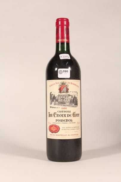null 390 

Château La Croix de Gay 1986 

Pomerol (rouge) - 1 blle bien