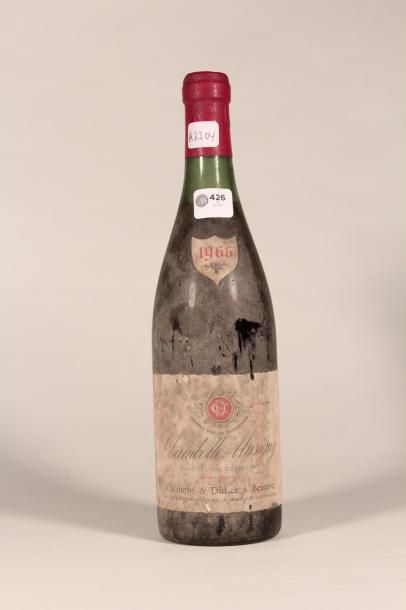 null 426 

 Clément et Didier à Beaune 1966 

Chambolle-Musigny (rouge) - 1 blle...