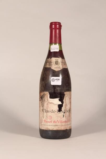 null 428 

 Clos de La Roche, Henri de Villamont 1979 

Pommard (rouge) - 1 blle...