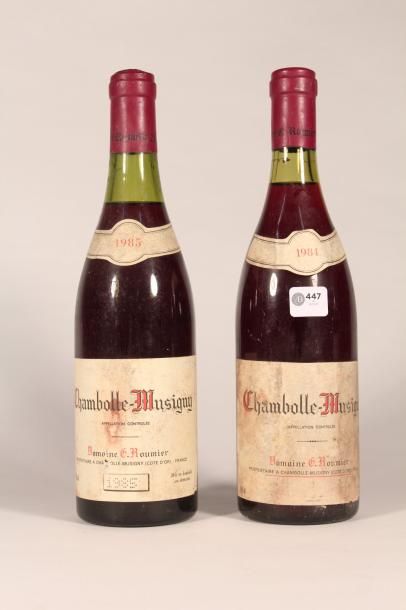 null 447 

Domaine G. Roumier 1985 

Chambolle Musigny (rouge) - 1 blle étiquette...