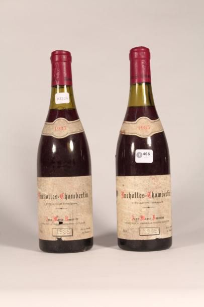 null 466 

Domaine Jean-Marie Roumier 1985 

Ruchottes Chambertin  (rouge) - 2 blles...