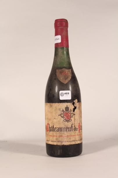 null 469 

 Maison Dianoux 1964 

Châteauneuf du Pape (rouge) - 1 blle étiquette...