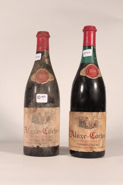 null 471 

 Marie Andrée 1949 

Aloxe-Corton (rouge) - 2 blle étiquette abimée
