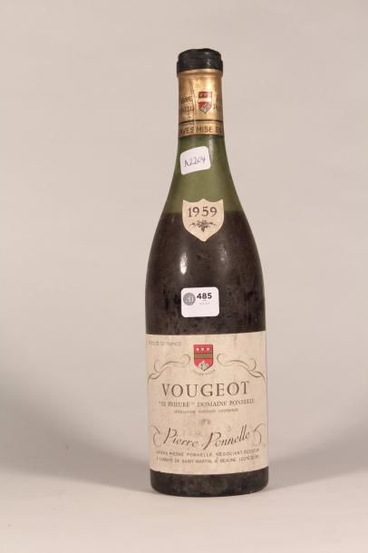 null 485 

 Pierre Ponnelle 1959 

Vougeot (rouge) - 1 blle juste