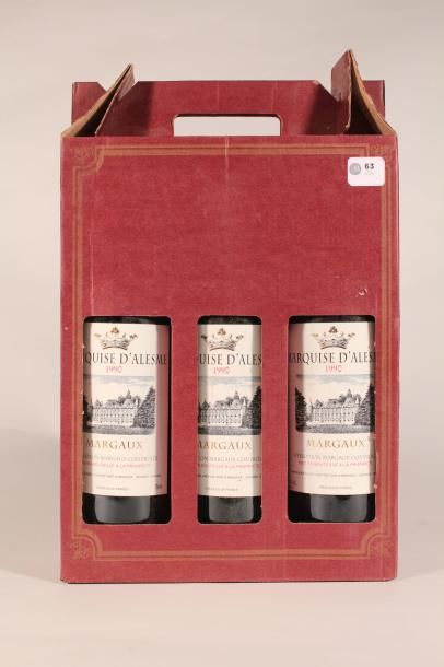 null Marquise d'Alesme 1990 

Margaux (rouge) - 3 blles