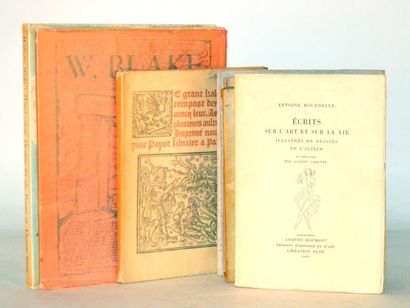 null LITTÉRATURE

Réunion de 7 volumes brochés : - William Blake (1757-1827). In-4,...