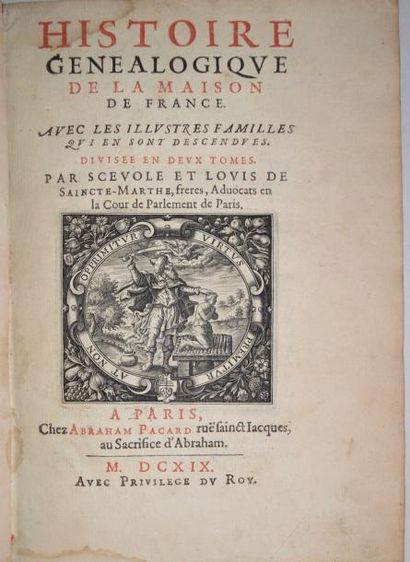 null Généalogie - Histoire - Monarchie

SAINTE-MARTHE (Scévole et Louis de)

Histoire...