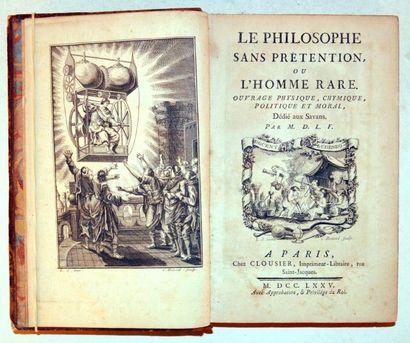 null LA FOLIE (Louis Guillaume de)

Le philosophe sans prétention ou l’homme rare....