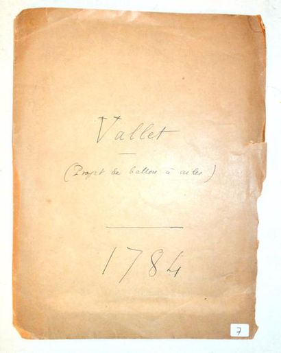 null VALLET

Lettre autographe de 2 pages signée Vallet (datée 9 janvier 1784) ;...