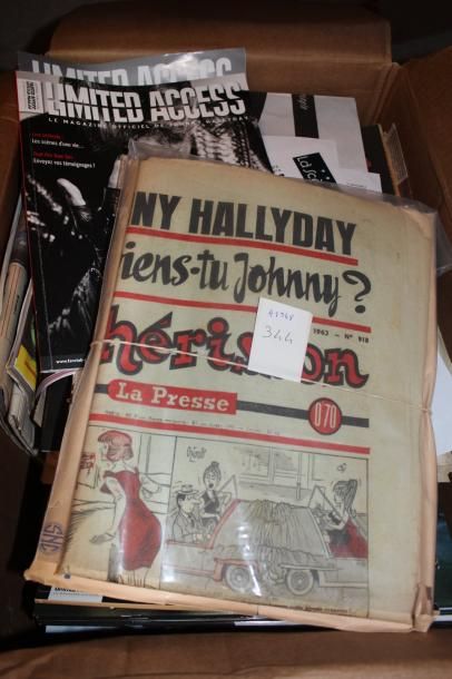 null « D’où viens-tu Johnny » Presse 1963 Le Hérisson, roman photos dans la série...