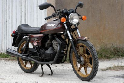 null MORINI Motocyclette type 250 2C modèle J du 08/04/1981, n° de série 040088 de...