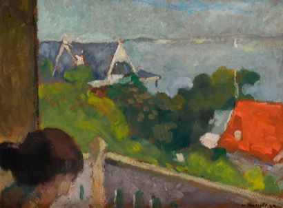 null Willem VAN HASSELT (1882-1963)

Au balcon : vue sur le Bassin d'Arcachon, 1922.

Huile...