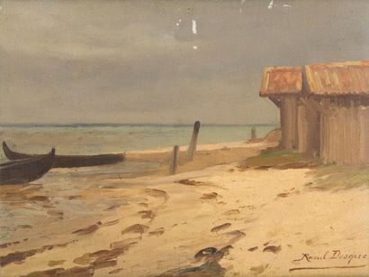 null Raoul DOSQUE (1860-1937)

Coin de plage à la Hume.

Huile sur toile signée en...