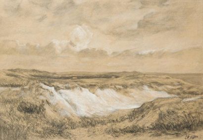 null Louis-Augustin AUGUIN (1824-1903)

Les dunes de Montalivet.

Dessin au fusain...