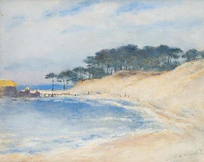 null Alexandre-Gaston GUIGNARD (1848-1922)

Arcachon.

Gouache, signée en bas à droite.

22,5...