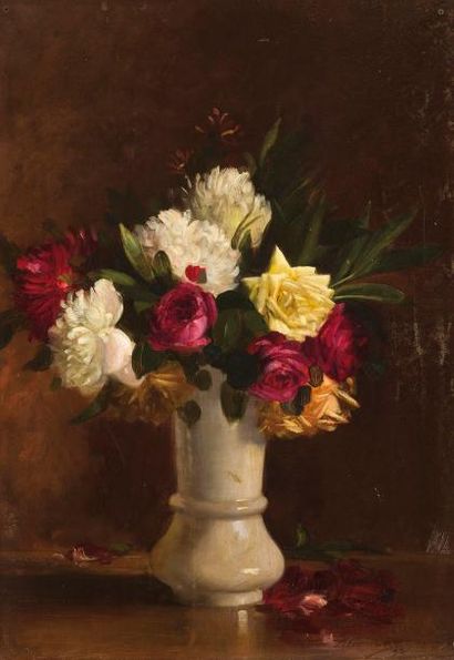 null Félix CARME (1863-1938)

Fleurs dans un vase, 1892.

Huile sur toile, signée...