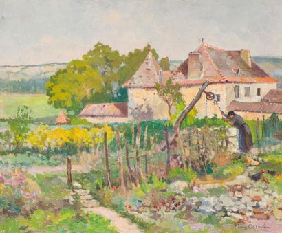 null Pierre Louis CAZAUBON (1873-1950)

Femme au puits en Dordogne.

Huile sur toile,...