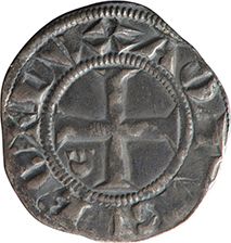 null Duché d’Aquitaine. Edouard 1er.

1272-1307. Denier. EDUARDUS REX. Léopard; au...