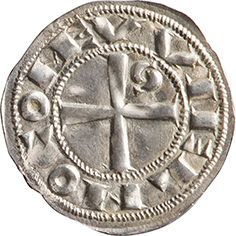 null Comté de Toulouse. Guillaume IX. 

1098-1127.?Denier. VVIELMO COME. Croix cantonnée...