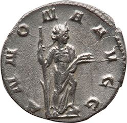null Trébonien Galle. 251-253. Antoninien. R/ ANNONA AUGG. L’Abondance debout tenant...
