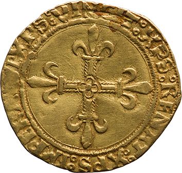 null François 1er. 1515-1547. Ecu d’or au soleil du Dauphiné. Crémieu. 3,3grs. D...